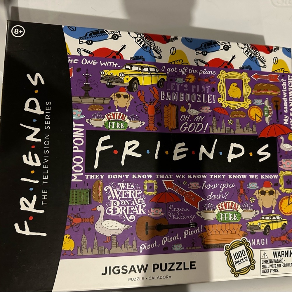 Paladone Friends Central Perk 1000 Piece Jigsaw Puzzle Collage - Popular Slogans